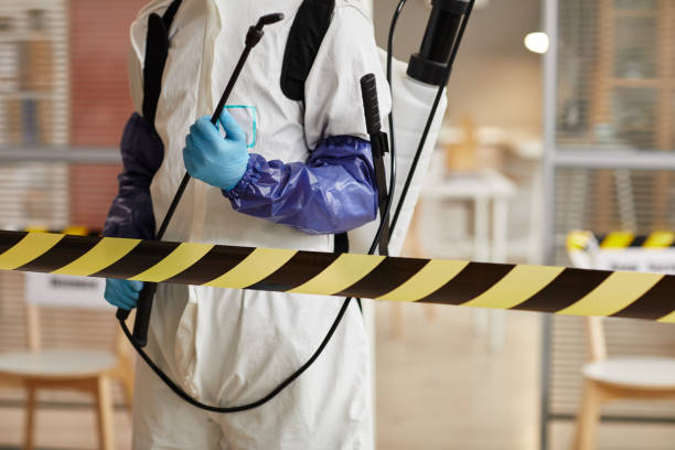 Professional Crime Scene Cleanup technician working in Columbus, IN